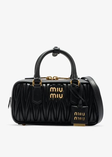 Miu Miu Arcadie matelassé nappa leather bag
